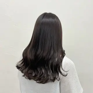 セミロング 結べるレイヤーカット /カラー/あさかのヘアスタイル