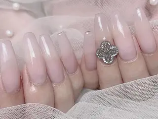 ネイル ki🍒🍒 ki ツルツルネイルのネイルデザイン