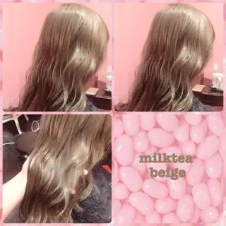 セミロング カラー 櫻井 愛弓のヘアスタイル