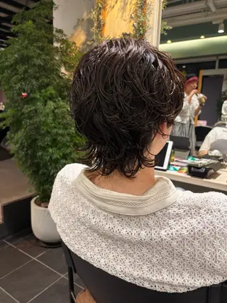 パーマ メンズ オーガニックカラー/ 表参道/ルカのヘアスタイル