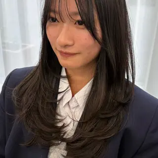 ロング カラー いちか🤍 COQU千葉のヘアスタイル