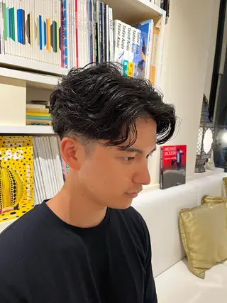 パーマ メンズ 柴田 葉月のヘアスタイル