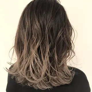 ショート カラー 髪質改善カラー韓国風 レイヤーtudaのヘアスタイル