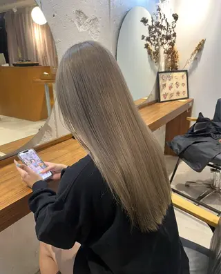 ロング カラー 岡本 太陽☀️のヘアスタイル