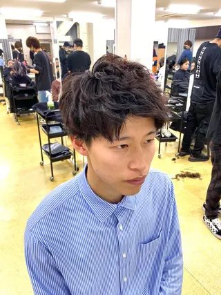 メンズ メンズヘア特化 パーマ 縮毛矯正🔷のヘアスタイル
