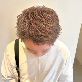 ショート カラー メンズ やまき さきねのヘアスタイル