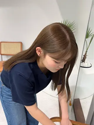 カラー 🌿似合わせ透明感 カラー松本朋幸🌿のヘアスタイル