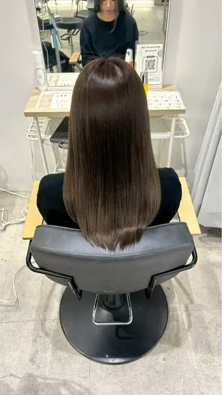 ロング カラー himari💜 酸性ストレートのヘアスタイル