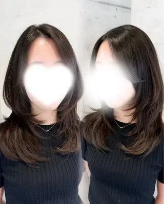 セミロング 🎀ヘアセット/艶髪 /はやしほのか🎀のヘアスタイル