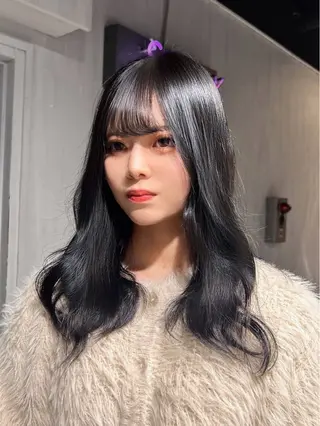 セミロング MEI🎀レイヤー 🎀韓国styleのヘアスタイル