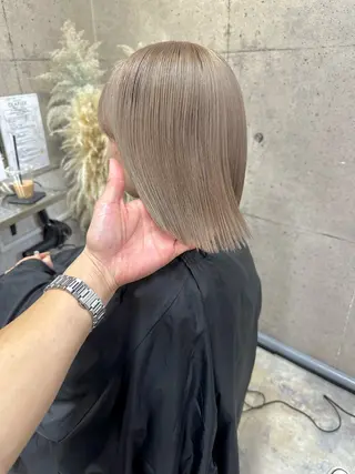 ショート カラー ⭕️ダメージレス特化 髪質改善🥇丸山憲人のヘアスタイル
