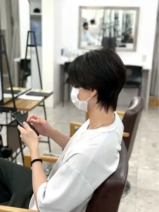 メンズ メンズパーマ 特化Enhanceのヘアスタイル