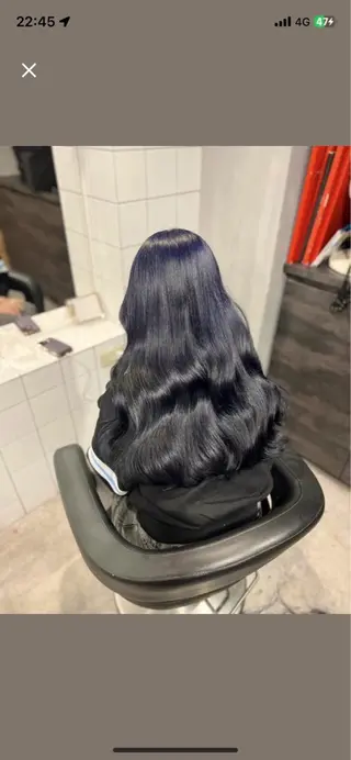ロング カラー パーマ ヘアアレンジ 透明感ブリーチカラー 🌈TOMOHIROのヘアスタイル