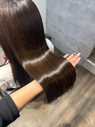 セミロング Rena/韓国 /ワンホンヘアのヘアスタイル