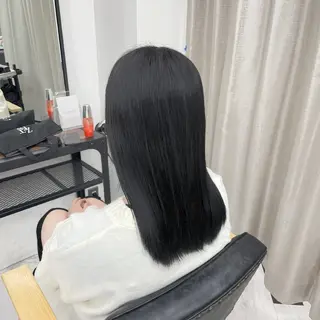 ロング カラー パーマ ヘアアレンジ メンズ mona/ ストレートスタイル✨のヘアスタイル