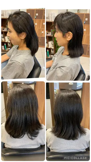 ミディアム jouir_ yukiのヘアスタイル
