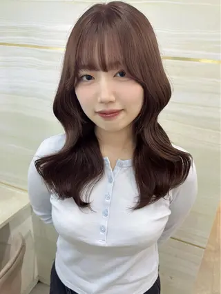 ロング カラー 🍒さき🍒大宮/ 透明感カラーのヘアスタイル