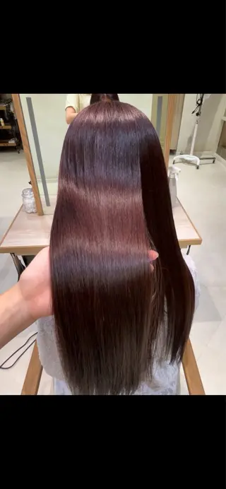 ロング Sora/レイヤー/ ブリーチなしWカラーのヘアスタイル