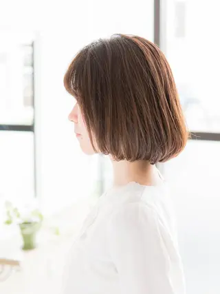 ミディアム 永野 良一のヘアスタイル