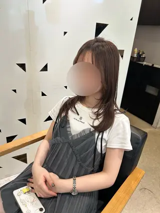 ロング 江川 輝星のヘアスタイル