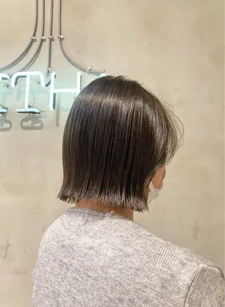ショート カラー パーマ ヘアアレンジ ✂️ボブ/レイヤー /艶カラー🌷喜美花のヘアスタイル