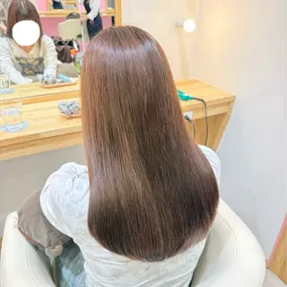 ロング カラー ゆんな/清潔感ｶｯﾄ 透明感ｶﾗｰ🥯のヘアスタイル