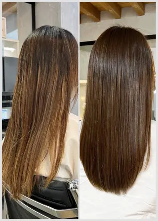セミロング 村上ゆうすけ 髪質改善🪞縮毛矯正のヘアスタイル