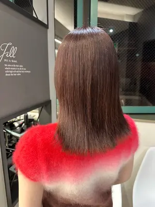 セミロング カラー 🎀透明感 カラーHiROEのヘアスタイル