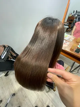 ロング 美髪矯正/髪質改善/ 福崎航平のヘアスタイル