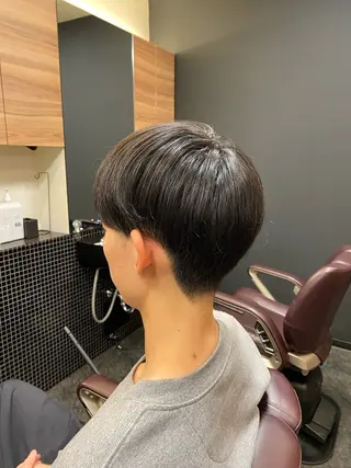 ショート メンズ メンズパーマモデル 大募集中のヘアスタイル