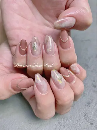 ネイル モチの良さ◉ フィルインネイル♡のネイルデザイン