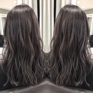セミロング カラー box mico. mutsumiのヘアスタイル