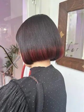 ショート カラー コハル ブリーチモデル募集中のヘアスタイル