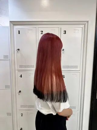 ロング カラー ヘアアレンジ 艶髪/髪質改善/縮毛 masae🌼のヘアスタイル