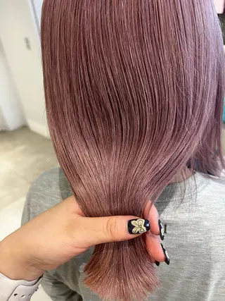 カラー センターパート/カラ ーメッシュ📍ユリのヘアスタイル