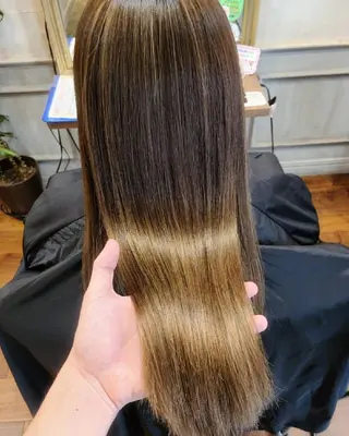 ロング メンズ縮毛矯正✂ 髪質改善✄金井雄司のヘアスタイル