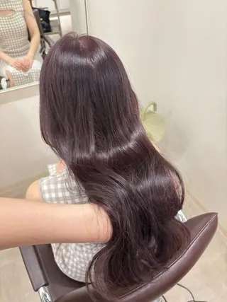 セミロング カラー 渋谷|透明感カラー 🫧🤍|rinaのヘアスタイル