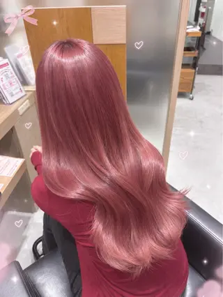 ロング カラー 透明感カラー🤎 静岡/💖ヘアセットのヘアスタイル