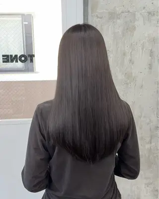 ロング カラー 高橋大樹/グレー ジュ/ブリーチなしのヘアスタイル