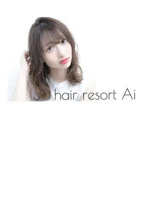 セミロング カラー repose日本橋 室町のヘアスタイル