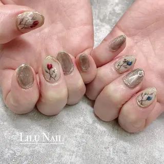 ネイル モチの良さ◉ フィルインネイル♡のネイルデザイン