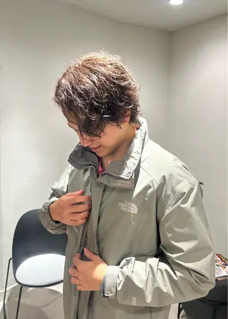 ミディアム カラー メンズ 透明感カラー/ 石山浩二のヘアスタイル