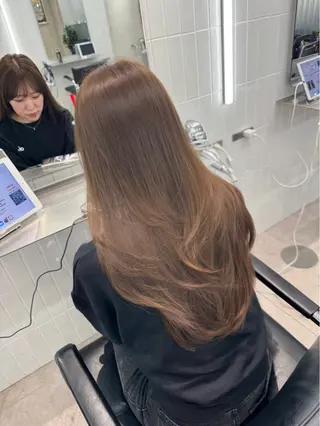 ロング カラー 神崎 琴音のヘアスタイル