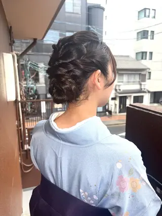 セミロング ヘアアレンジ natsuki /HUIのヘアスタイル