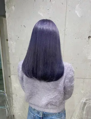 ロング 縮毛/ダブルカラー 🦋ベージュヘア🦋のヘアスタイル