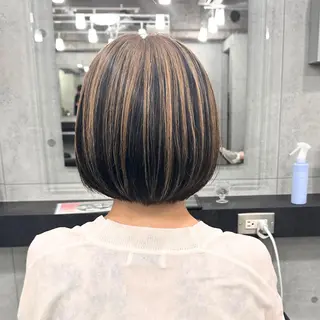カラー Endearing 銀座/レイヤーカットのヘアスタイル
