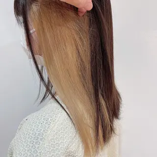 セミロング カラー 縮毛矯正職人/艶髪 ✨️村上 渉のヘアスタイル