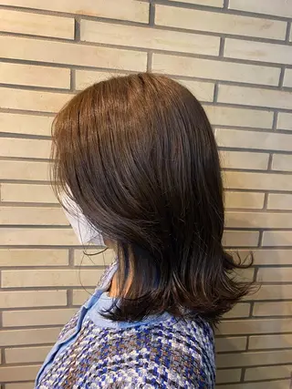 カラー 中川 遥のヘアスタイル