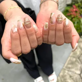 ミディアム ネイル SalonPrima 西院Nail&Eyeのネイルデザイン
