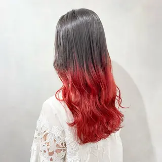 ロング カラー 🩵ブリーチカラー MIORI🩵のヘアスタイル